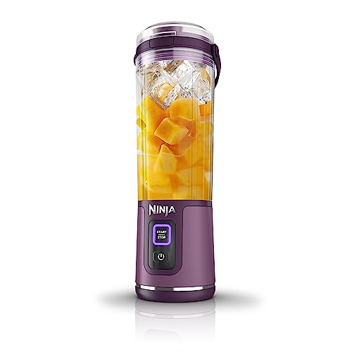 Ninja Blast Portable Blender, Cordless, 18oz. Vessel, Personal Blender For-Shakes and Smoothies, BPA Free, Leakproof-Lid and Sip Spout, USB-C Rechargeable, Dishwasher Safe Parts, Denim Blue, BC151ND