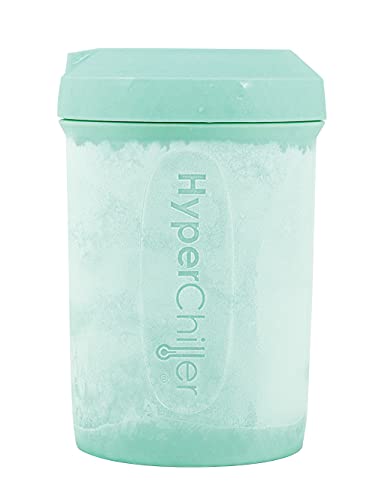 HyperChiller HC3 Patented Iced Coffee/Beverage Cooler, NEW, IMPROVED,STRONGER AND MORE DURABLE! Ready in One Minute, Reusable for Iced Tea, Wine, Spirits, Alcohol, Juice, 12.5 Oz, Black