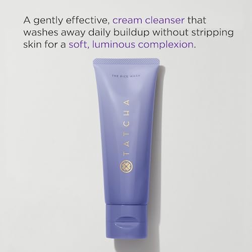 TATCHA The Rice Wash | Soft Cream Facial Cleanser Washes Away Buildup Without Stripping Skin For A Luminous Complexion 4 oz