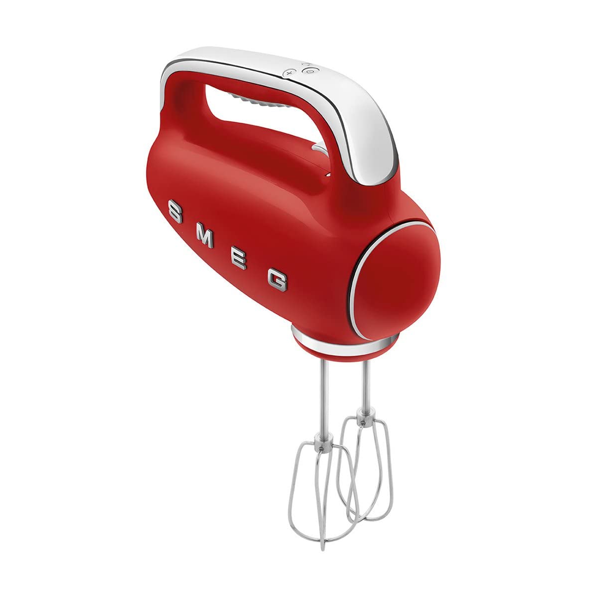 SMEG Black 50's Retro Style Electric Hand Mixer with Set of Beaters, Set of Dough Hooks and Set of Whisks