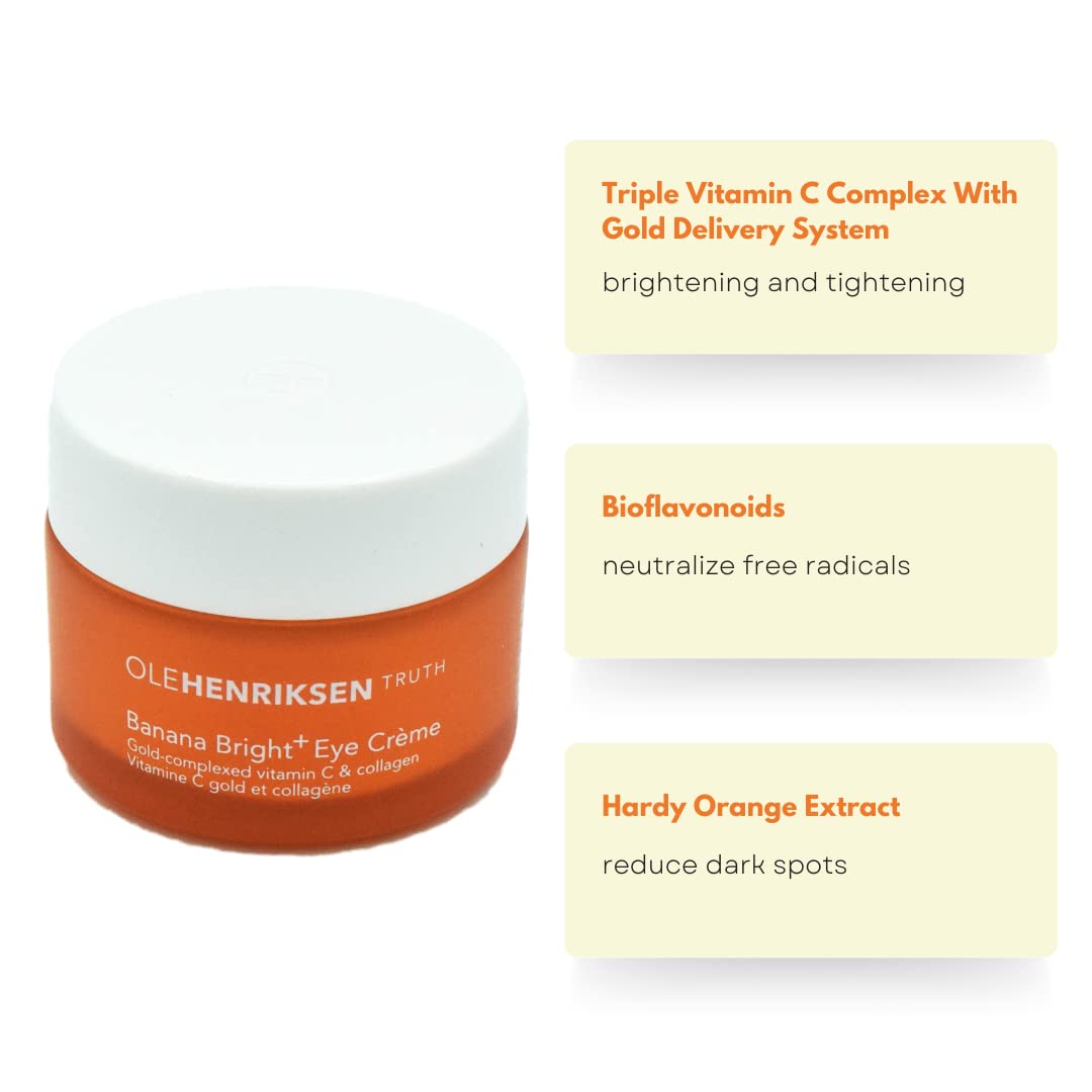 Ole Henriksen Olehenriksen Banana Bright+ Vitamin C Eye Crème 0.5 oz, 0.50 Ounce (Pack of 1)