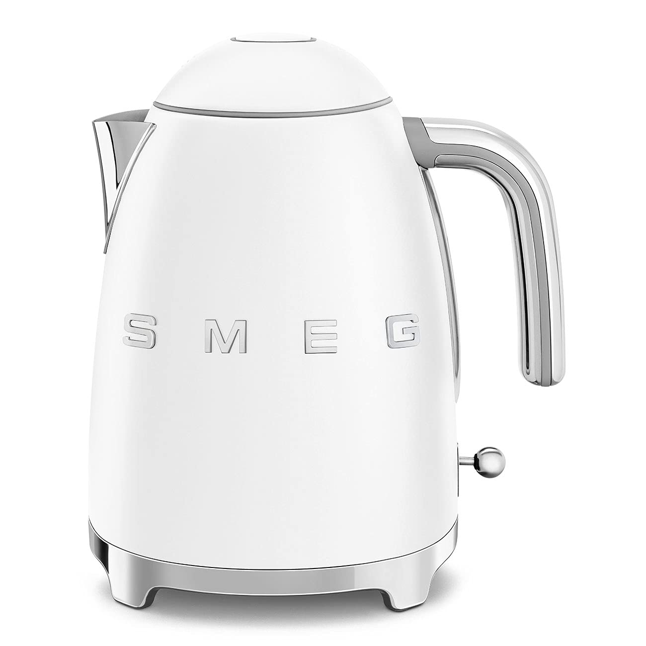 SMEG 50's Retro Style Electric Water Kettle with Automatic Shutoff, Removable Base, and Water Indicator, KLF03PBUS, Pastel Blue