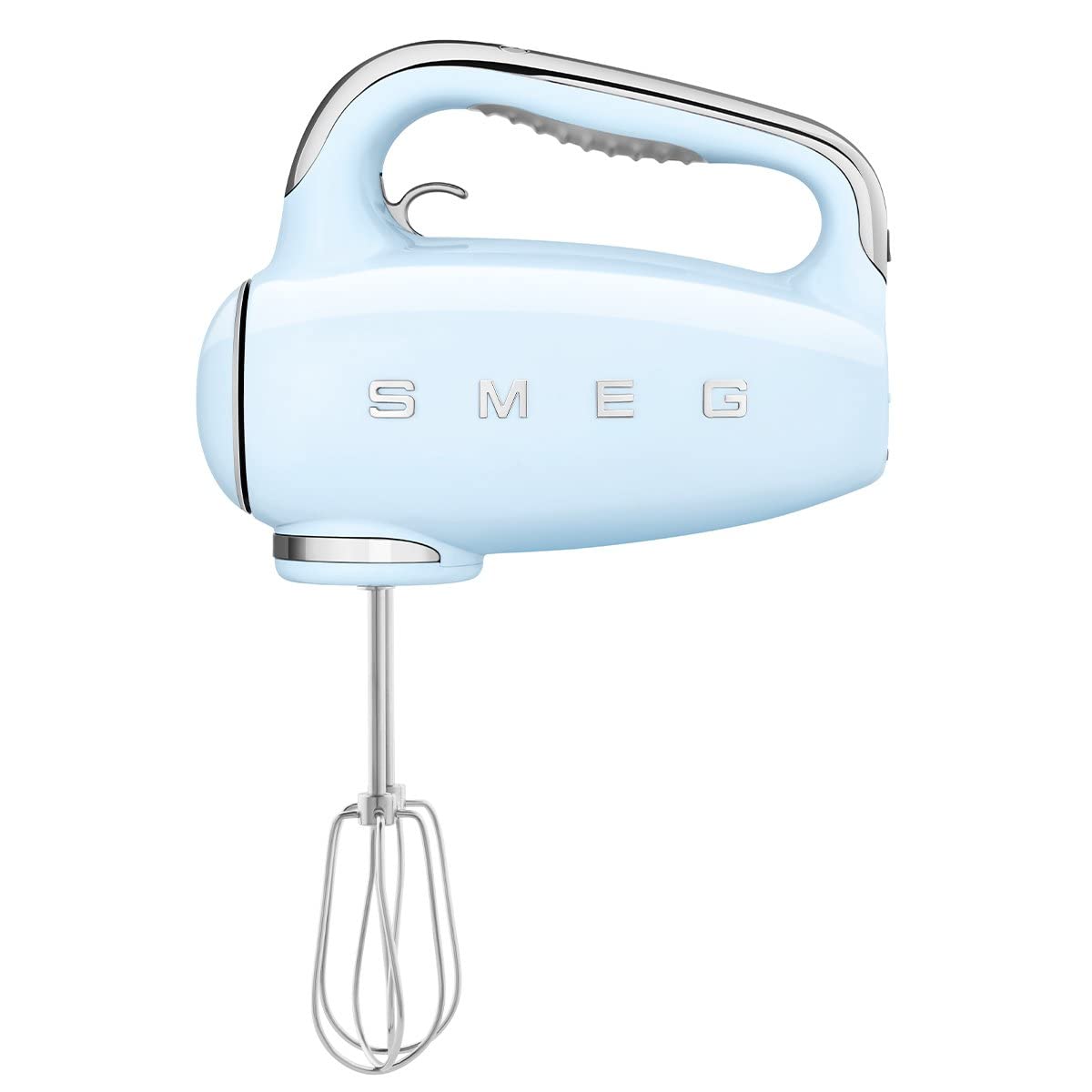 SMEG Black 50's Retro Style Electric Hand Mixer with Set of Beaters, Set of Dough Hooks and Set of Whisks