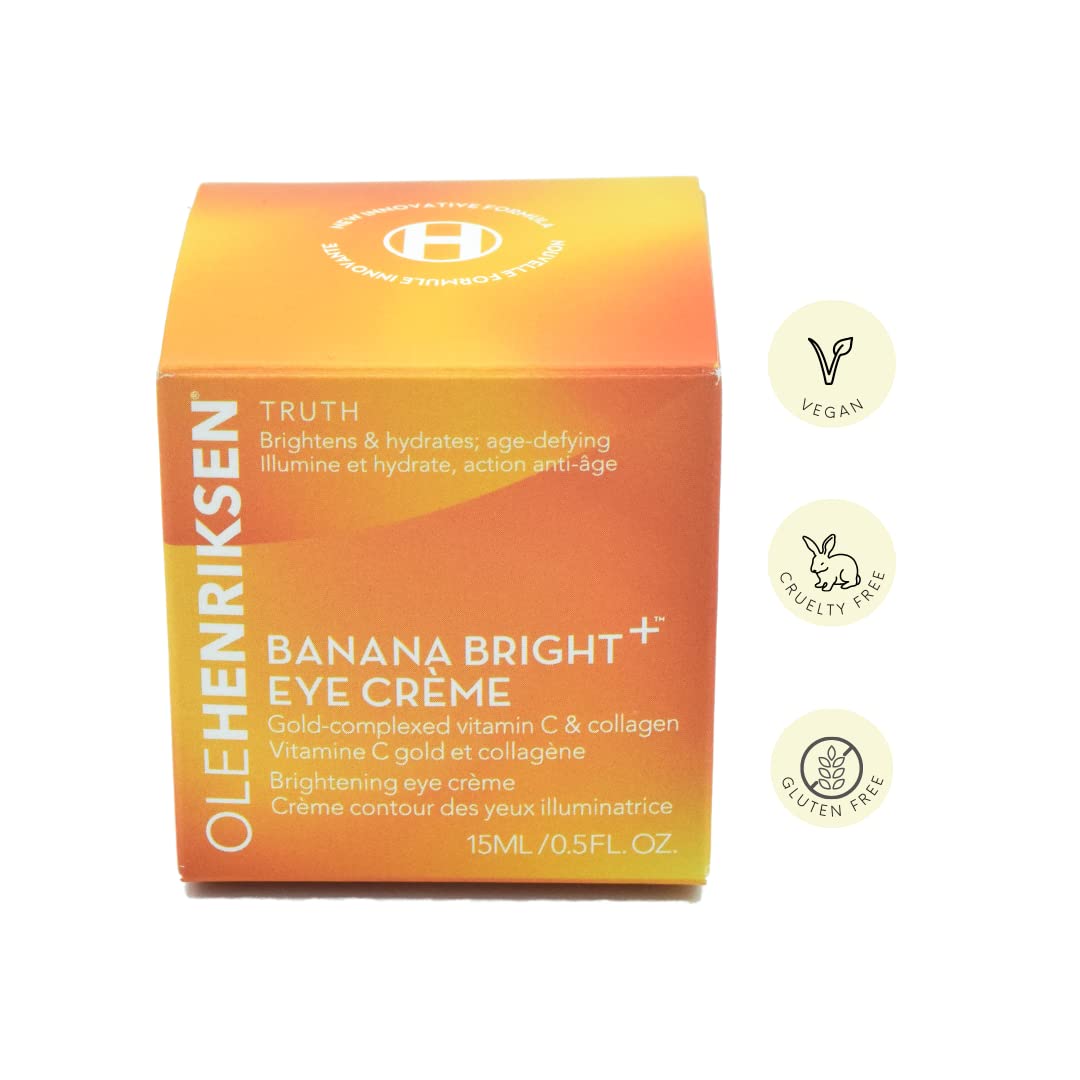 Ole Henriksen Olehenriksen Banana Bright+ Vitamin C Eye Crème 0.5 oz, 0.50 Ounce (Pack of 1)