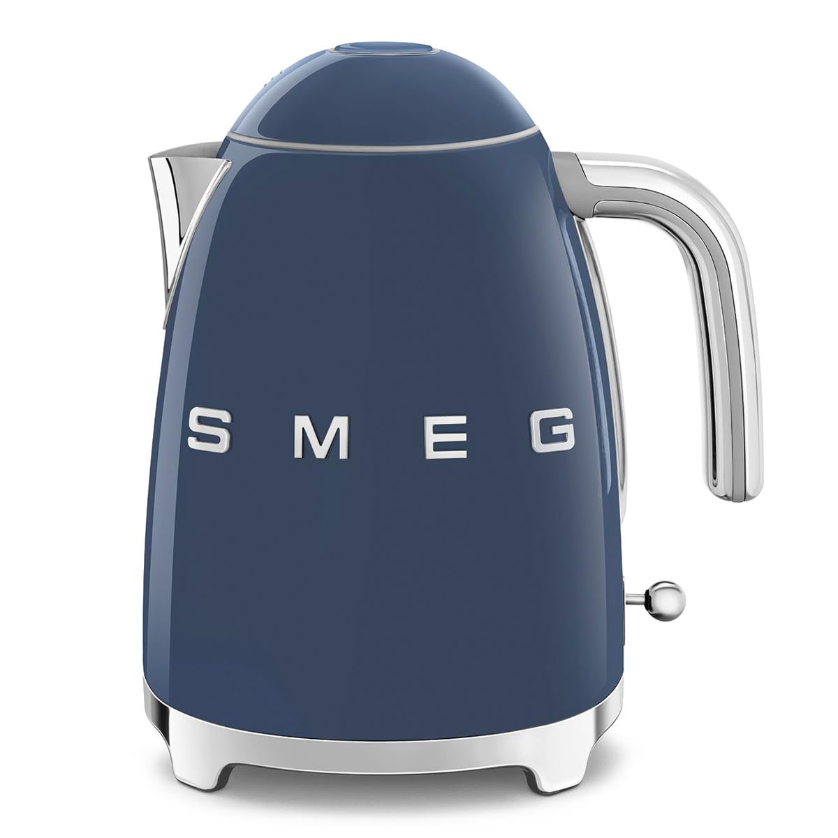 SMEG 50's Retro Style Electric Water Kettle with Automatic Shutoff, Removable Base, and Water Indicator, KLF03PBUS, Pastel Blue