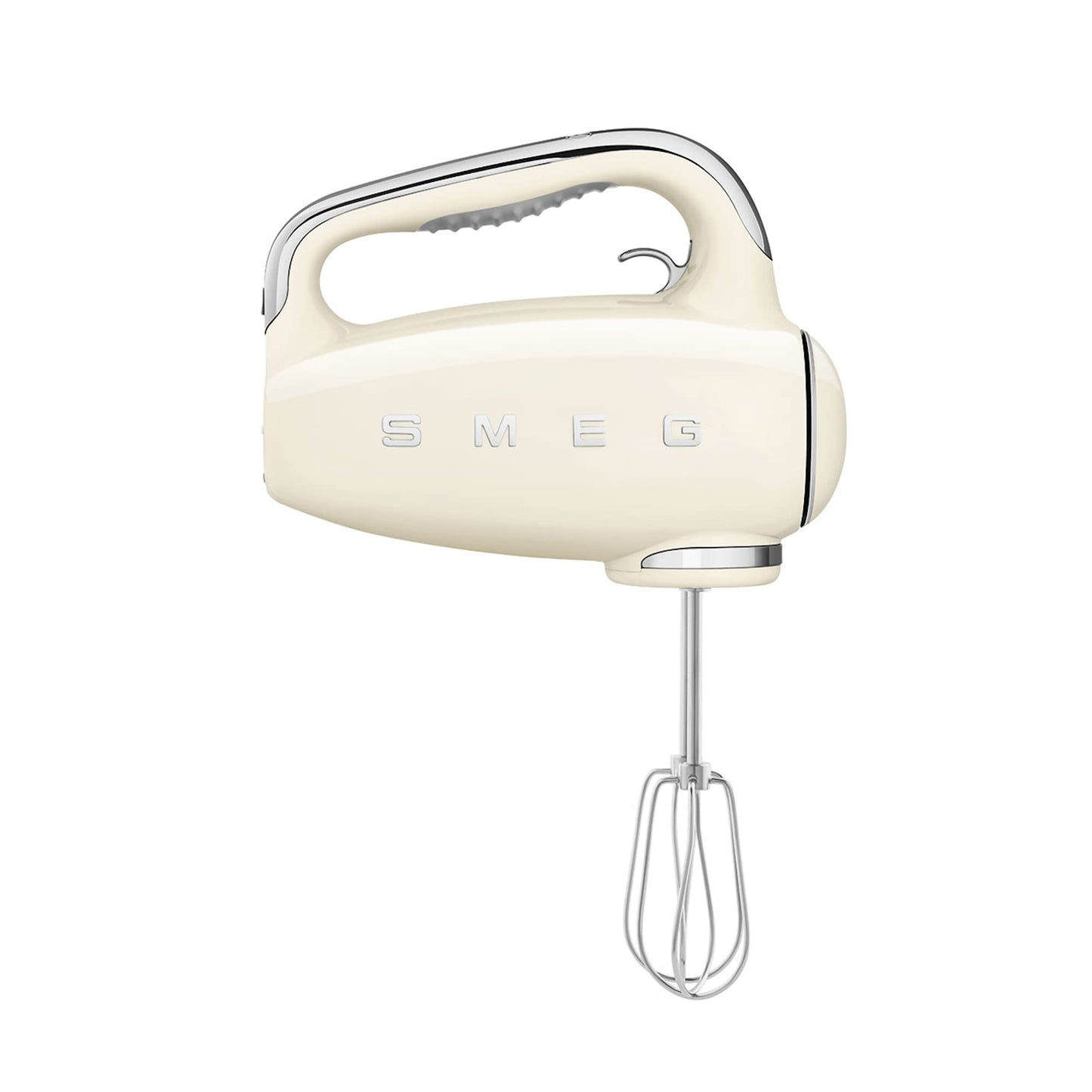 SMEG Black 50's Retro Style Electric Hand Mixer with Set of Beaters, Set of Dough Hooks and Set of Whisks