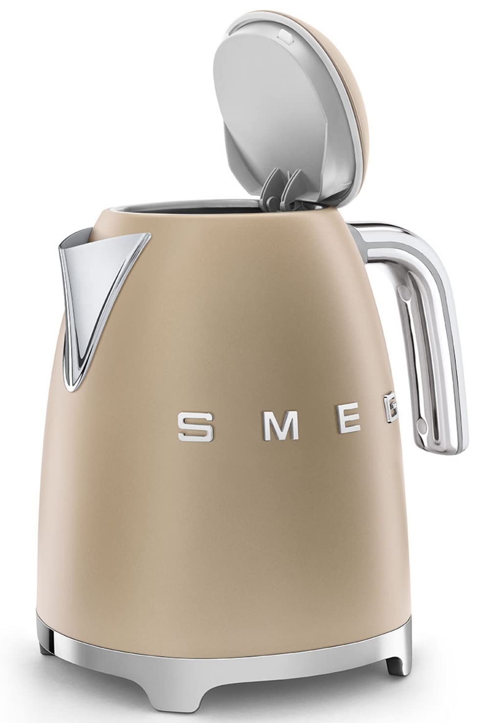 SMEG 50's Retro Style Electric Water Kettle with Automatic Shutoff, Removable Base, and Water Indicator, KLF03PBUS, Pastel Blue