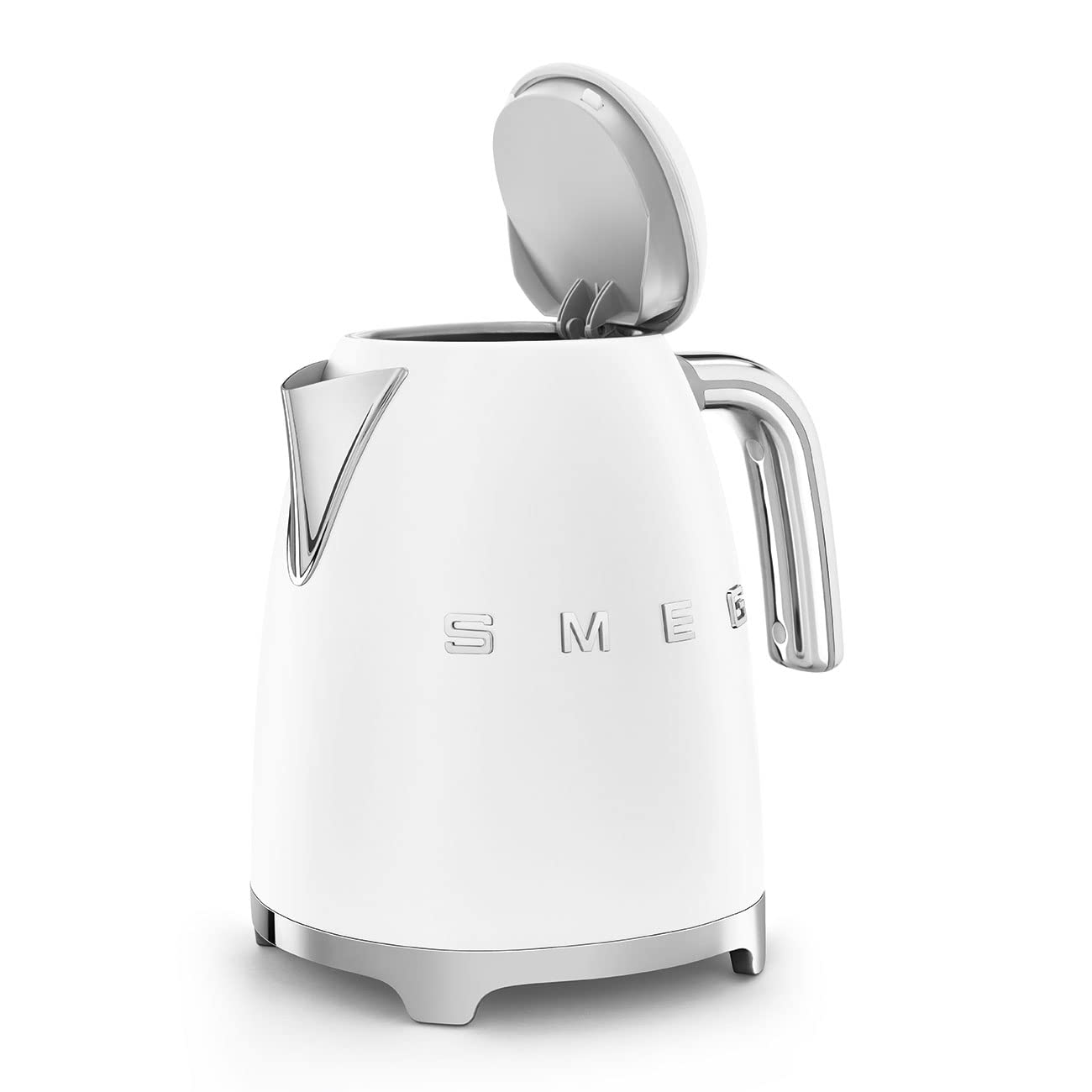 SMEG 50's Retro Style Electric Water Kettle with Automatic Shutoff, Removable Base, and Water Indicator, KLF03PBUS, Pastel Blue