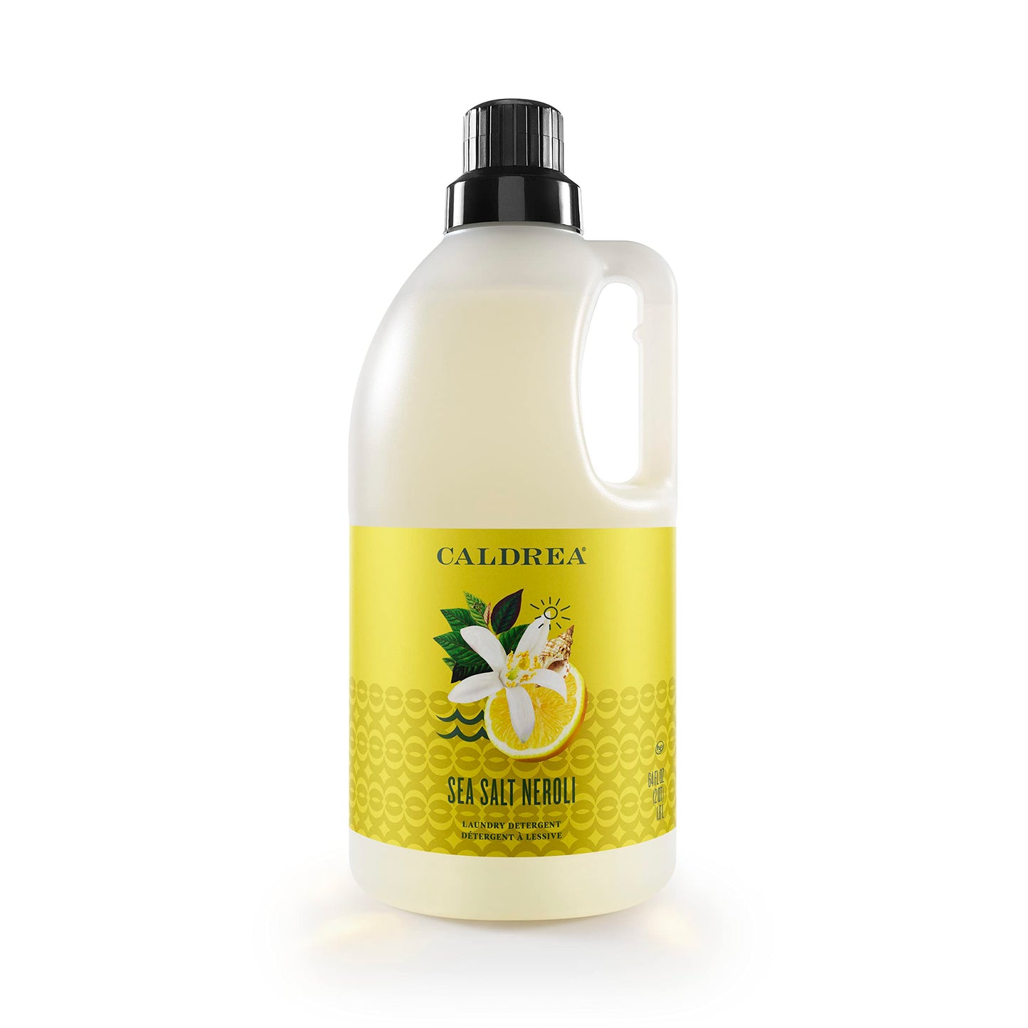 Caldrea Multi-surface Countertop Spray Cleaner, Made with Vegetable Protein Extract, Sea Salt Neroli Scent, 16 oz