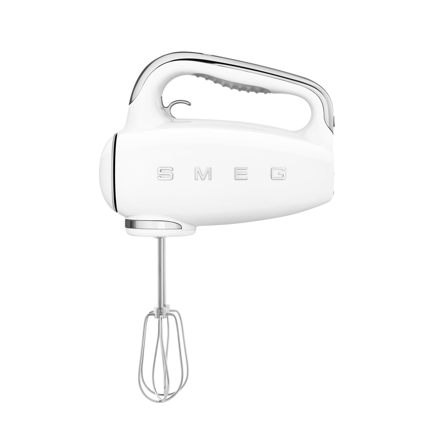 SMEG Black 50's Retro Style Electric Hand Mixer with Set of Beaters, Set of Dough Hooks and Set of Whisks