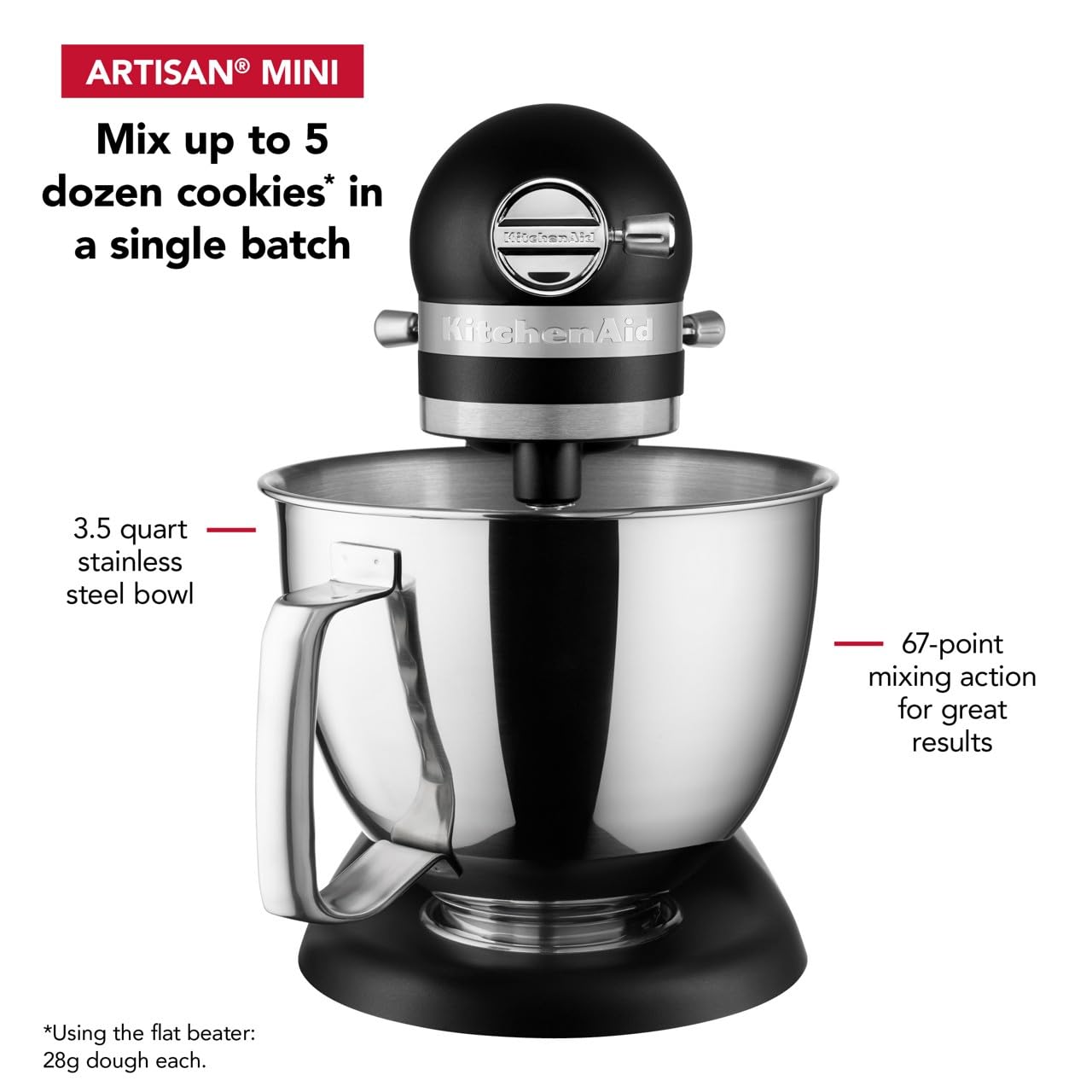 KitchenAid Artisan Mini 3.5 Quart Tilt-Head Stand Mixer - KSM3316X - Ice