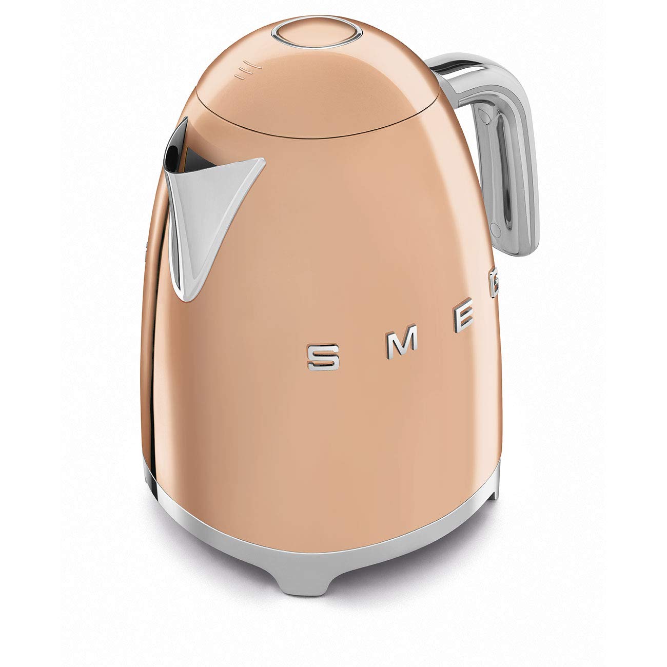 SMEG 50's Retro Style Electric Water Kettle with Automatic Shutoff, Removable Base, and Water Indicator, KLF03PBUS, Pastel Blue