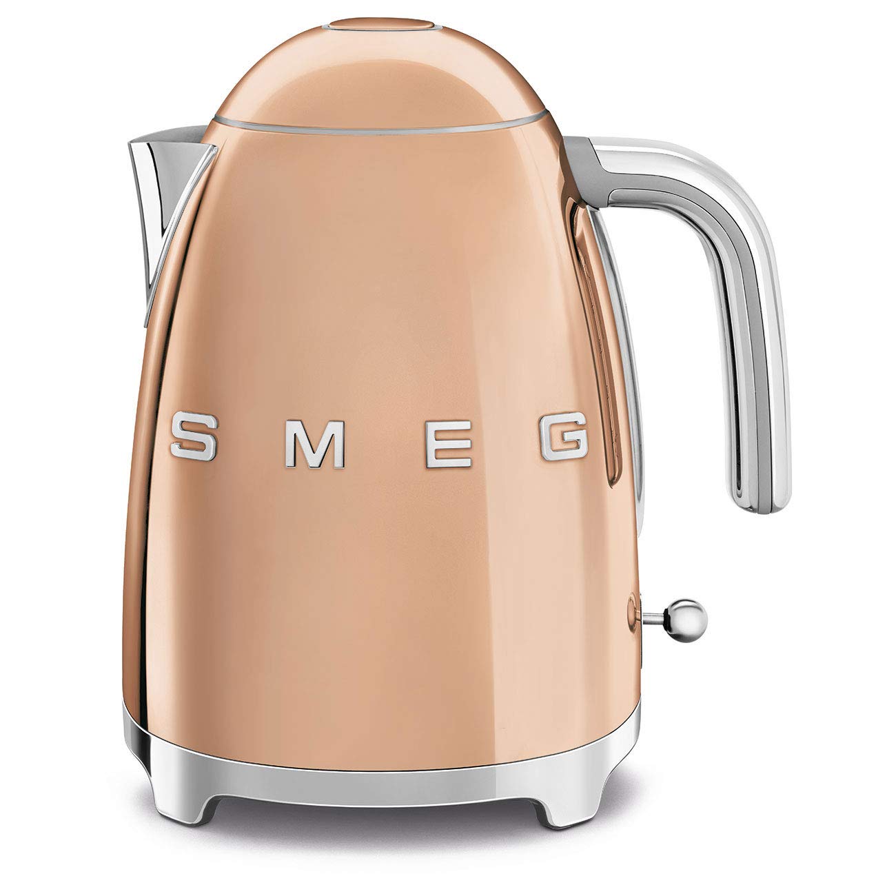 SMEG 50's Retro Style Electric Water Kettle with Automatic Shutoff, Removable Base, and Water Indicator, KLF03PBUS, Pastel Blue