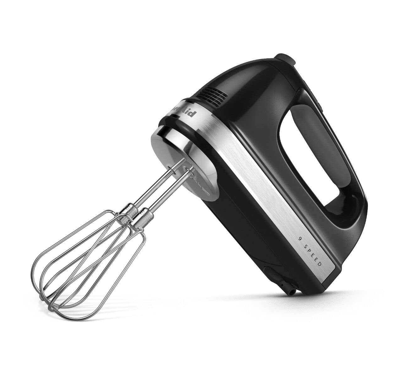 KitchenAid 9-Speed Digital Hand Mixer with Turbo Beater II Accessories and Pro Whisk - Candy Apple Red