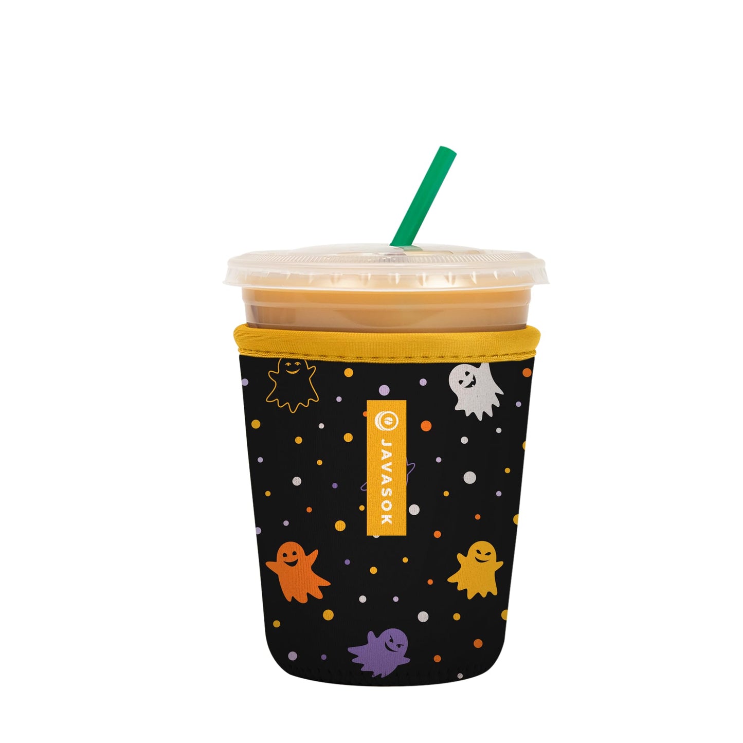 Sok It Java Sok Iced Coffee & Cold Soda Insulated Neoprene Cup Sleeve (English Garden Picnic, Medium: 22-28oz)