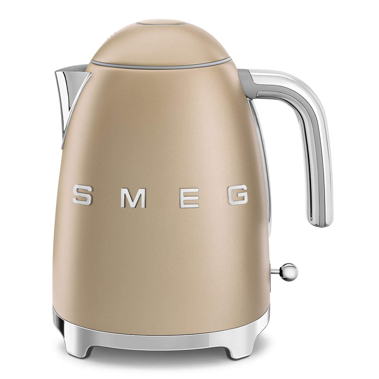 SMEG 50's Retro Style Electric Water Kettle with Automatic Shutoff, Removable Base, and Water Indicator, KLF03PBUS, Pastel Blue