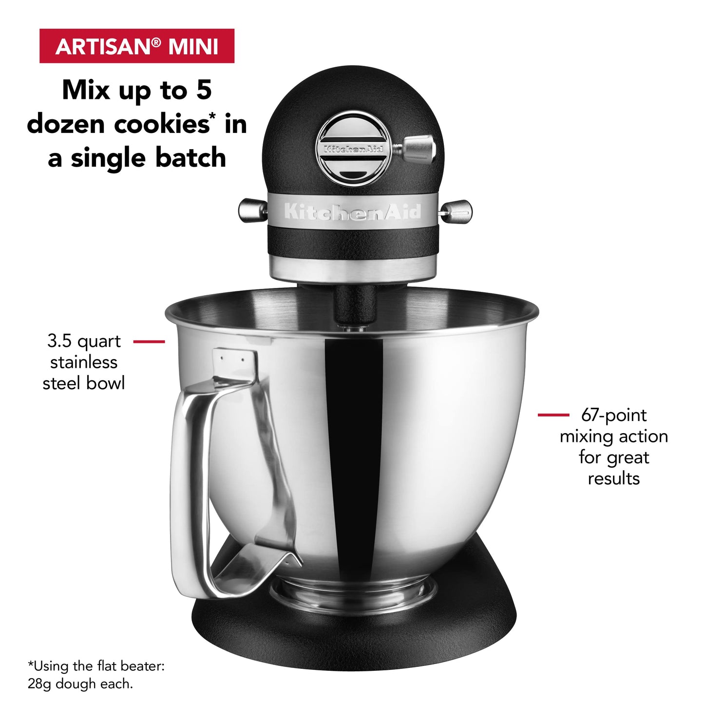 KitchenAid Artisan Mini 3.5 Quart Tilt-Head Stand Mixer - KSM3316X - Ice