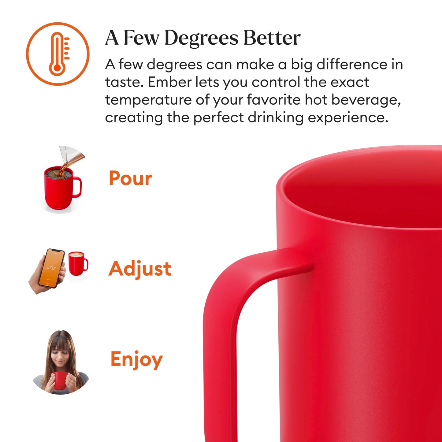 Ember Temperature Control Smart Mug 2, 10 Oz, App-Controlled Heated Coffee Mug with 80 Min Battery Life and Improved Design, Copper