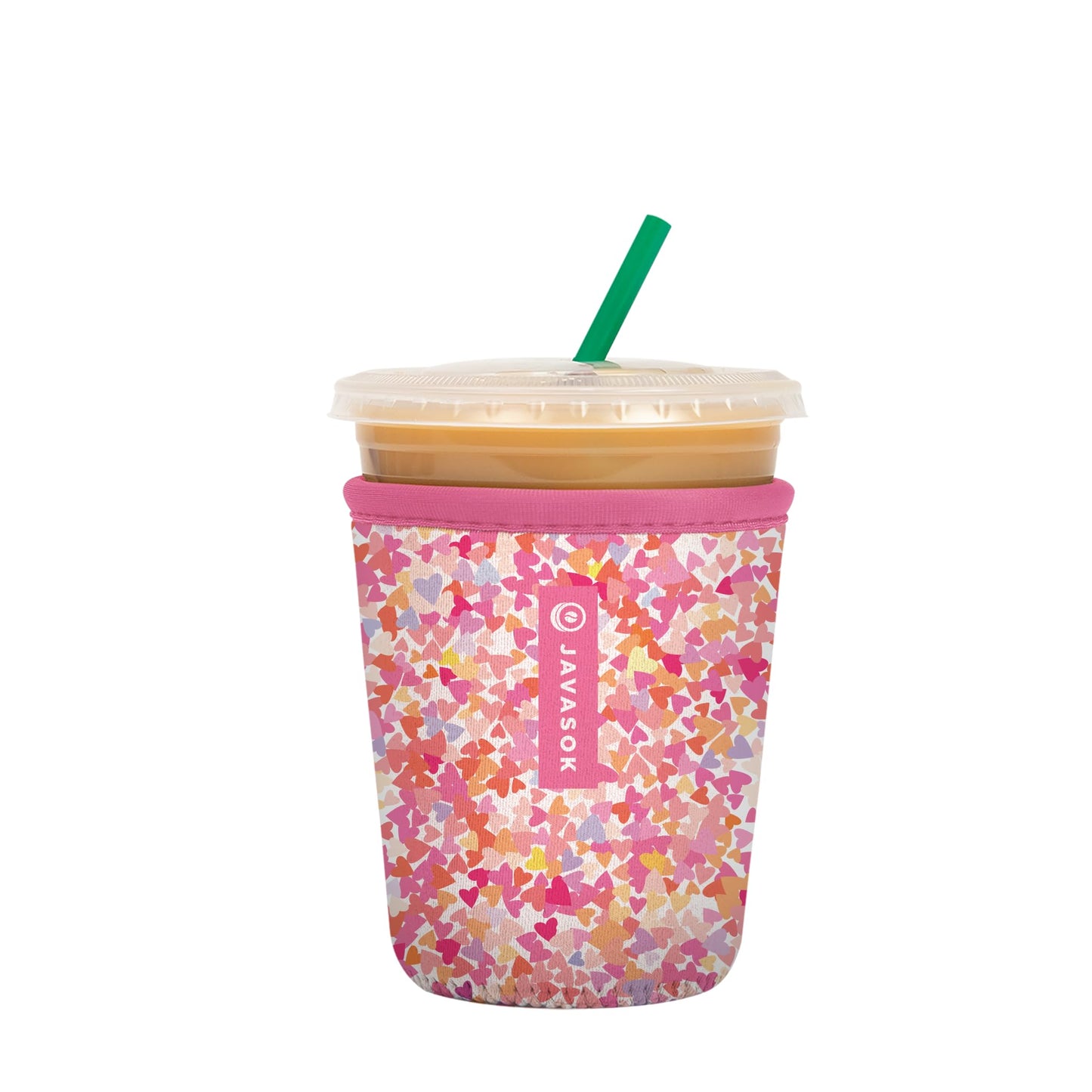 Sok It Java Sok Iced Coffee & Cold Soda Insulated Neoprene Cup Sleeve (English Garden Picnic, Medium: 22-28oz)