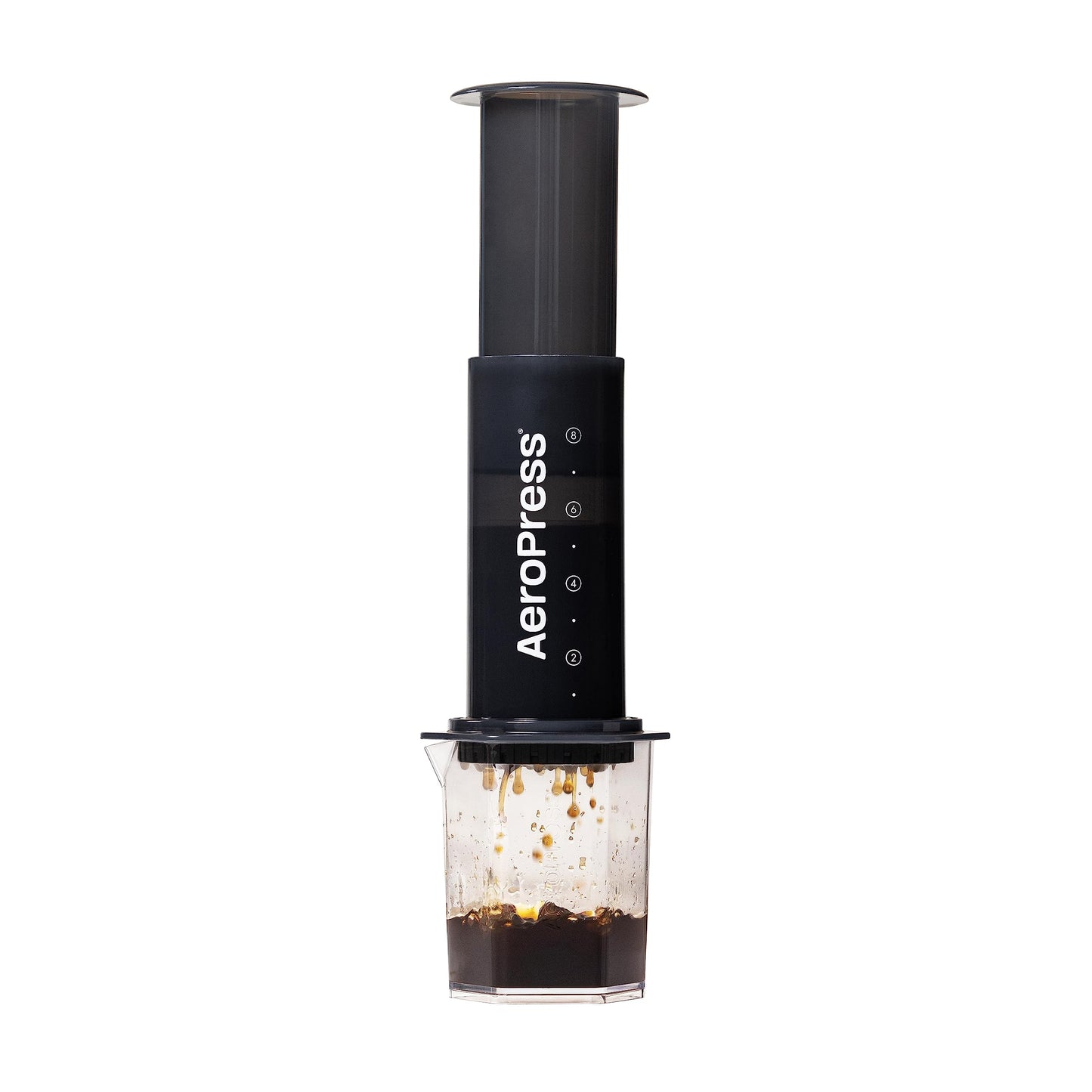 AeroPress Original Coffee and Espresso-style Maker, Barista Level Portable Coffee Maker with Chamber, Plunger, & Filters, Quick Coffee and Espresso Maker