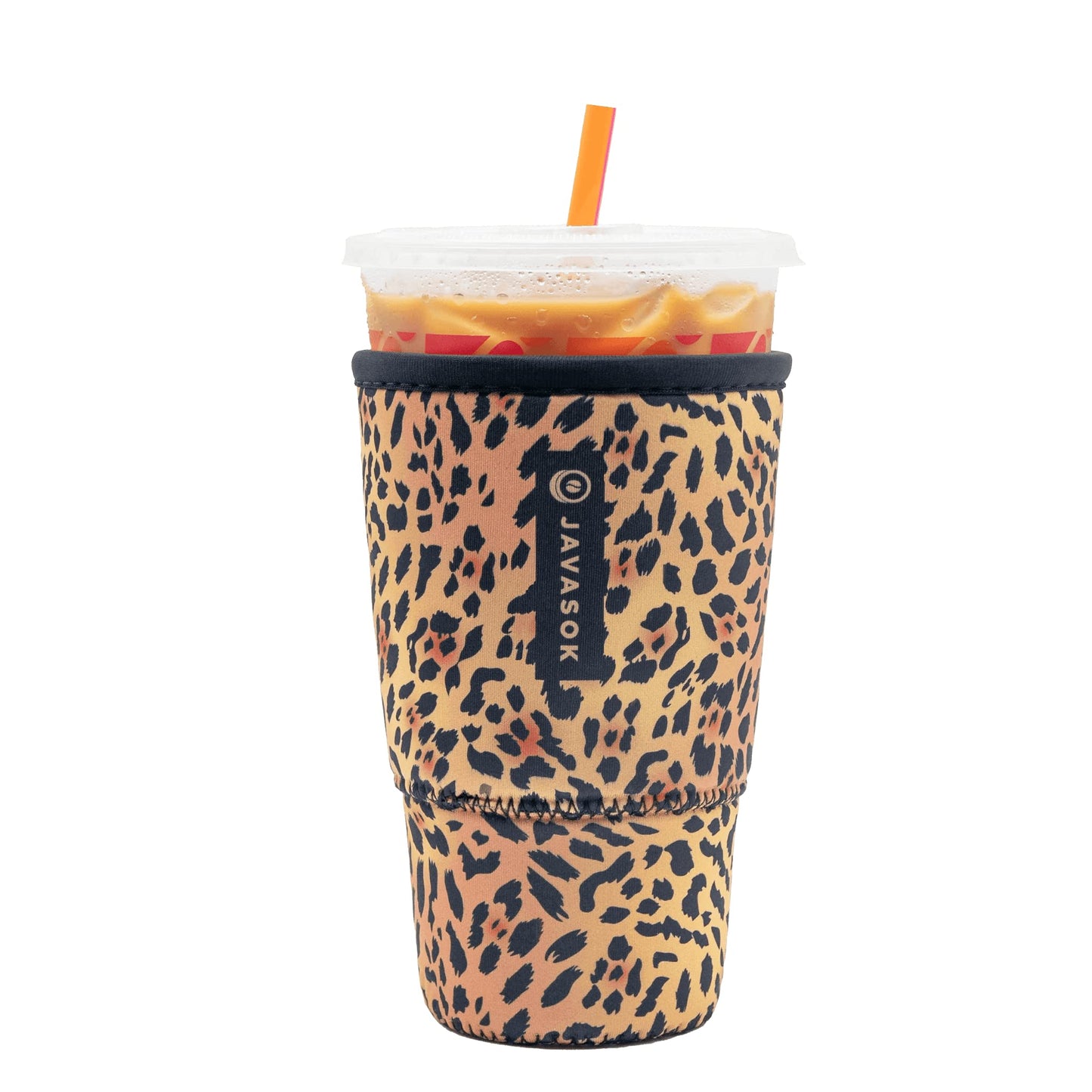 Sok It Java Sok Iced Coffee & Cold Soda Insulated Neoprene Cup Sleeve (English Garden Picnic, Medium: 22-28oz)