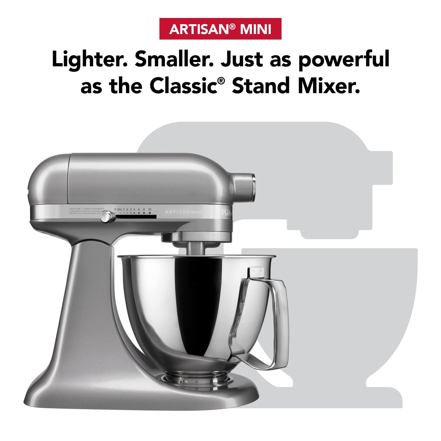 KitchenAid Artisan Mini 3.5 Quart Tilt-Head Stand Mixer - KSM3316X - Ice