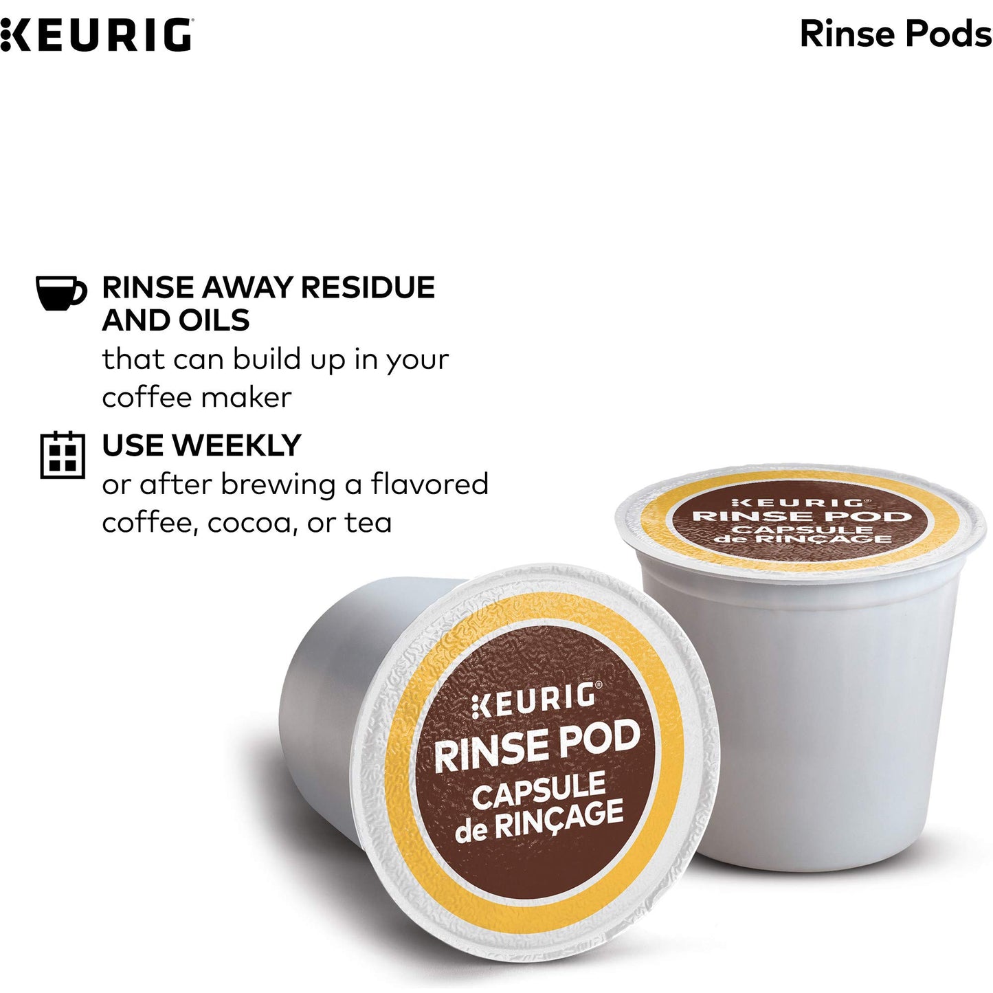 Keurig 3-Month Brewer Maintenance Kit Includes Descaling Solution, Water Filter Cartridges & Rinse Pods, Compatible Classic/1.0 & 2.0 K-Cup Coffee Makers, 7 Count