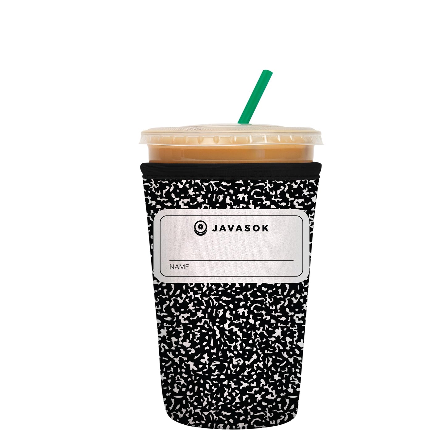 Sok It Java Sok Iced Coffee & Cold Soda Insulated Neoprene Cup Sleeve (English Garden Picnic, Medium: 22-28oz)