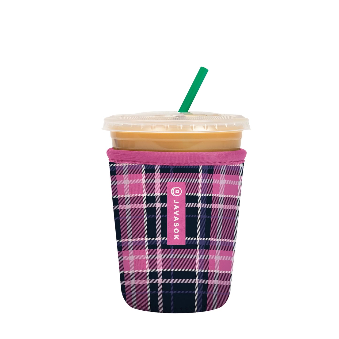 Sok It Java Sok Iced Coffee & Cold Soda Insulated Neoprene Cup Sleeve (English Garden Picnic, Medium: 22-28oz)