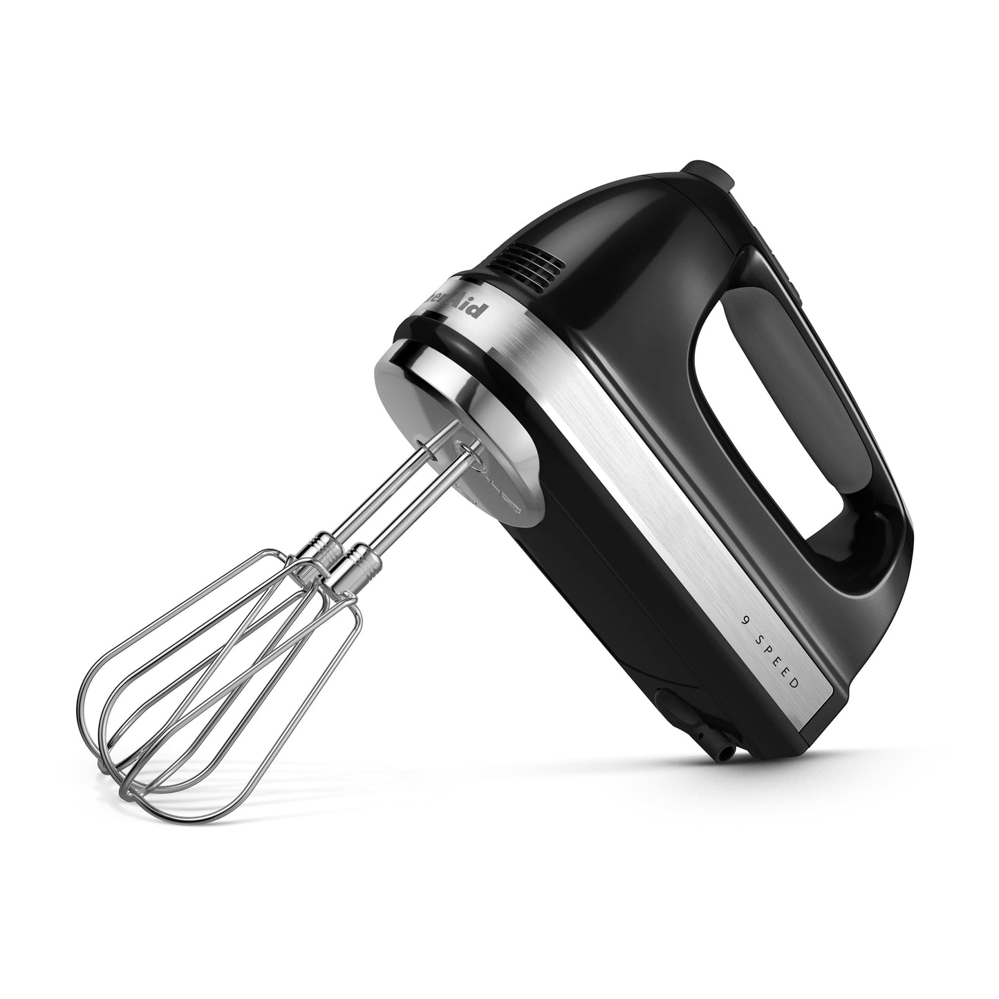 KitchenAid 9-Speed Digital Hand Mixer with Turbo Beater II Accessories and Pro Whisk - Candy Apple Red