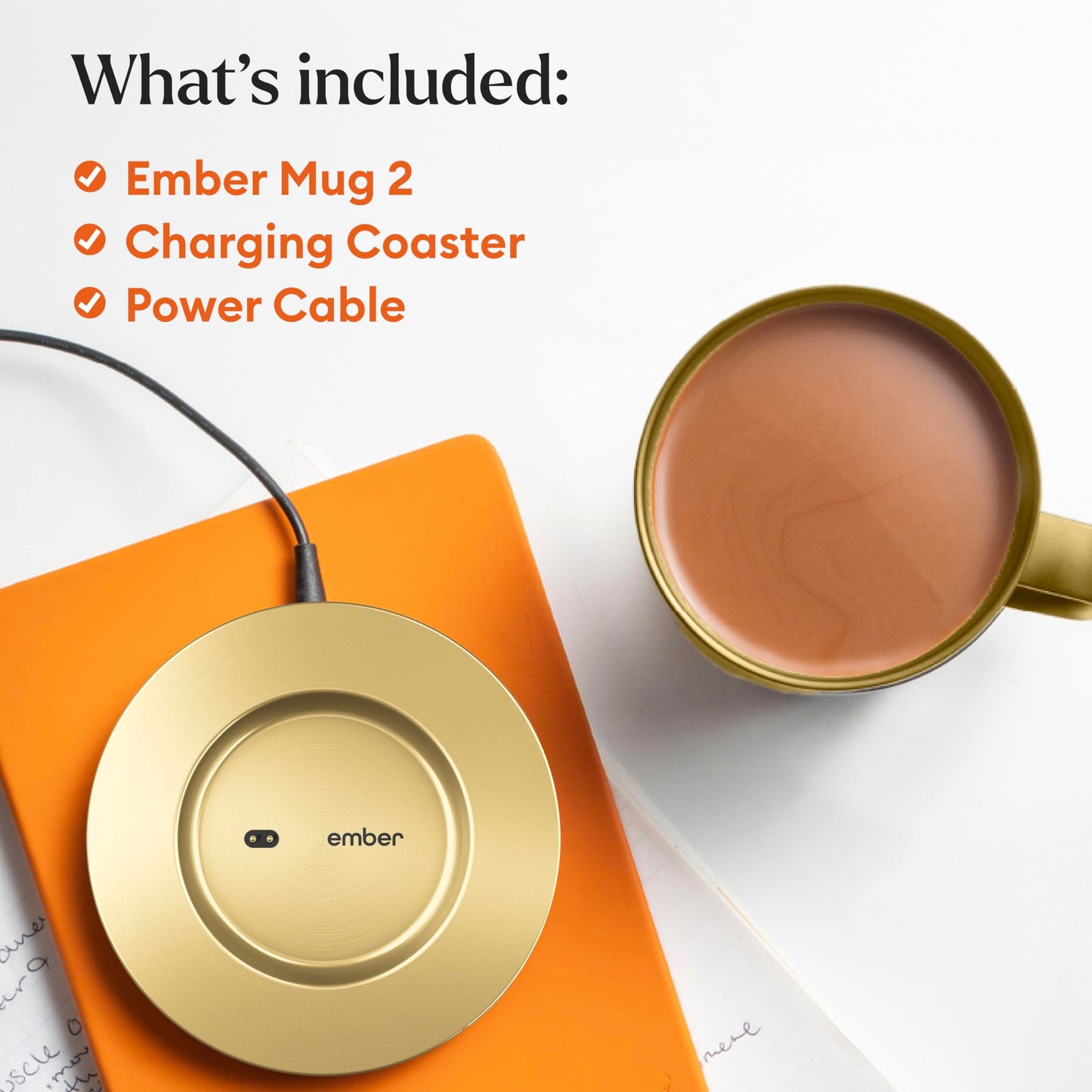 Ember Temperature Control Smart Mug 2, 10 Oz, App-Controlled Heated Coffee Mug with 80 Min Battery Life and Improved Design, Copper