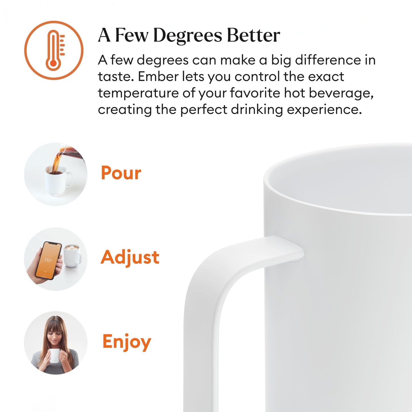 Ember Temperature Control Smart Mug 2, 10 Oz, App-Controlled Heated Coffee Mug with 80 Min Battery Life and Improved Design, Copper