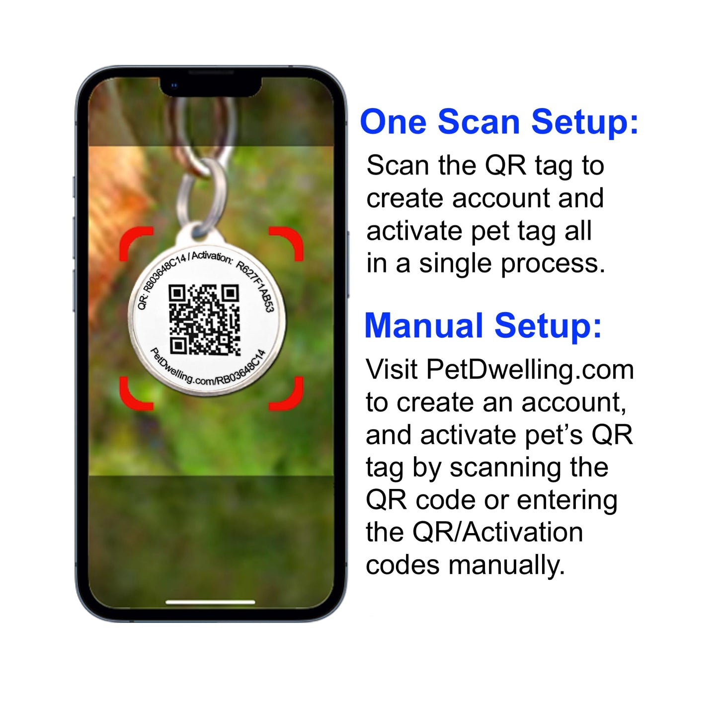 Premium Pet ID Tag for Dogs and Cats: Easy Scan QR Code, Instant Online Pet Profile Access, & Scan Location Alerts(Lux Gold Black Paw)