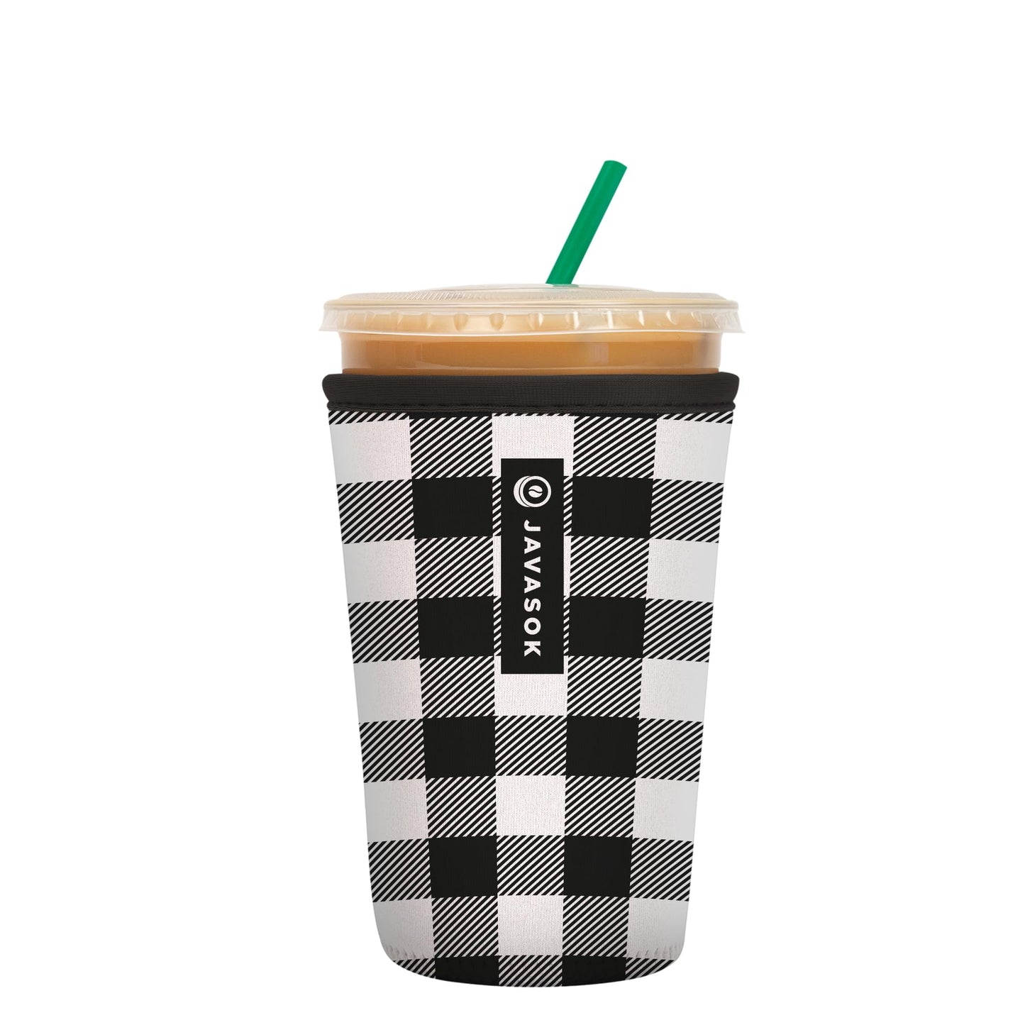 Sok It Java Sok Iced Coffee & Cold Soda Insulated Neoprene Cup Sleeve (English Garden Picnic, Medium: 22-28oz)