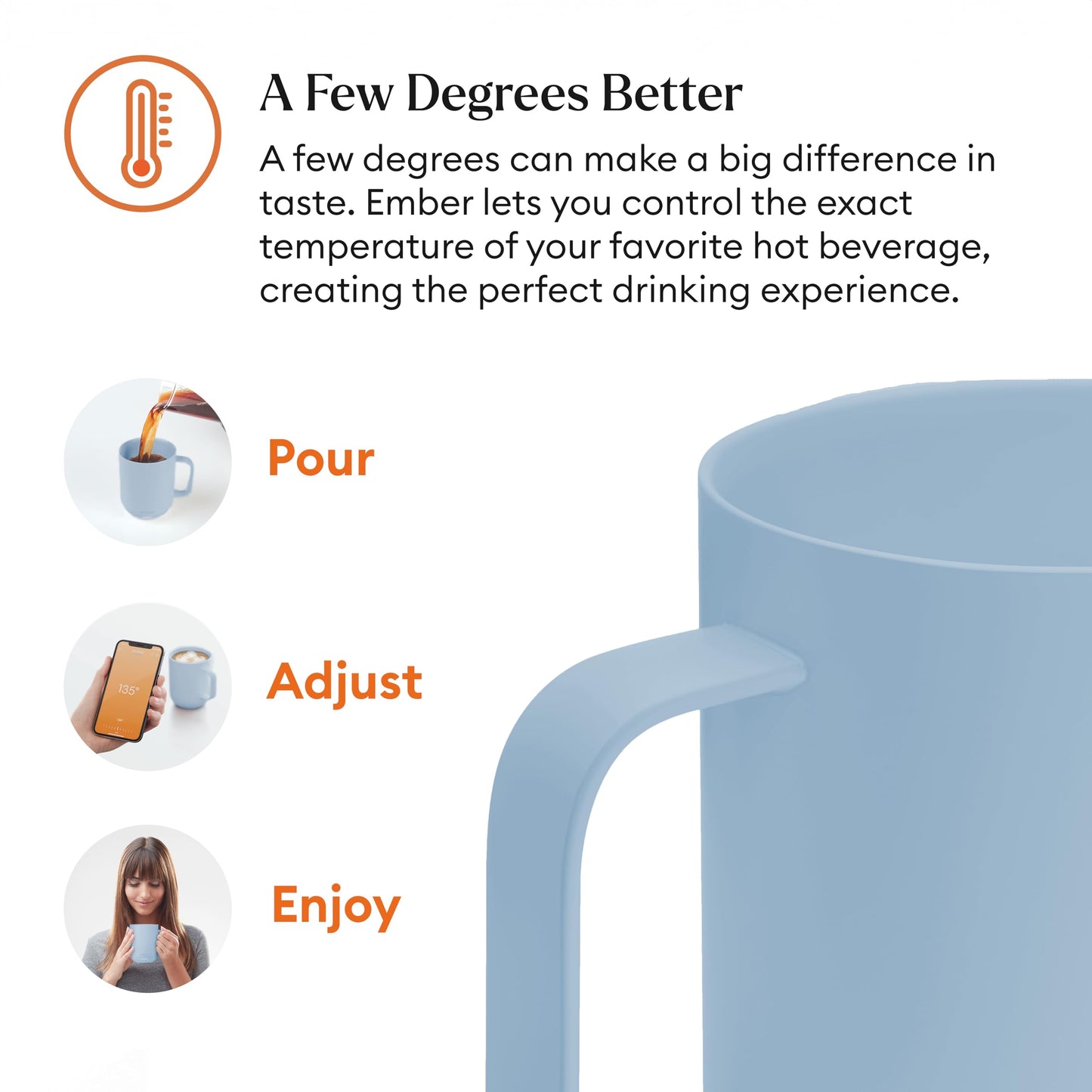 Ember Temperature Control Smart Mug 2, 10 Oz, App-Controlled Heated Coffee Mug with 80 Min Battery Life and Improved Design, Copper