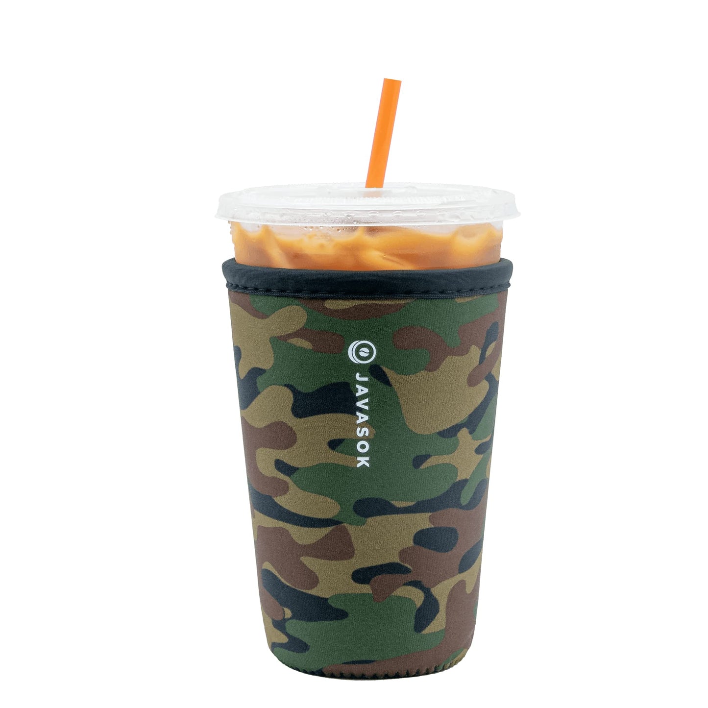 Sok It Java Sok Iced Coffee & Cold Soda Insulated Neoprene Cup Sleeve (English Garden Picnic, Medium: 22-28oz)