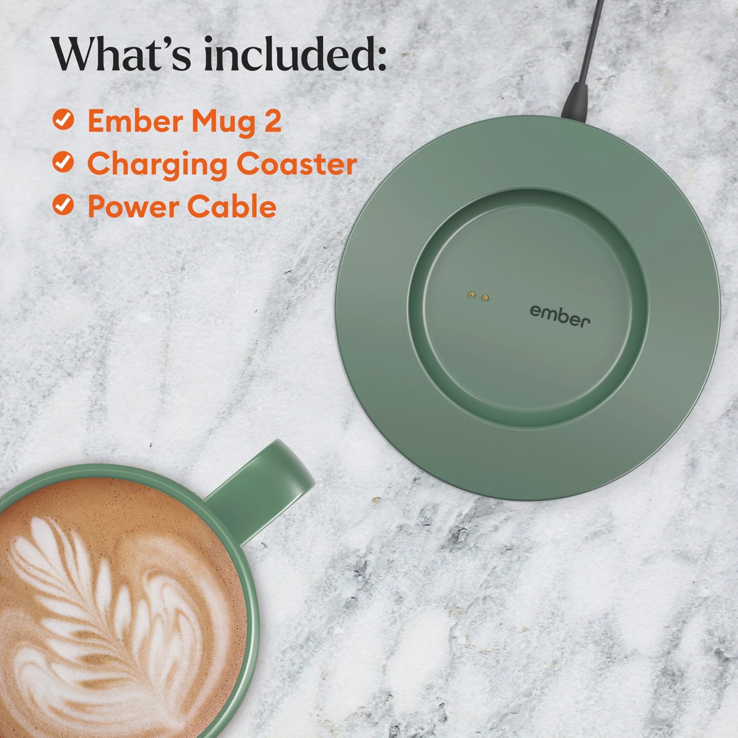 Ember Temperature Control Smart Mug 2, 10 Oz, App-Controlled Heated Coffee Mug with 80 Min Battery Life and Improved Design, Copper