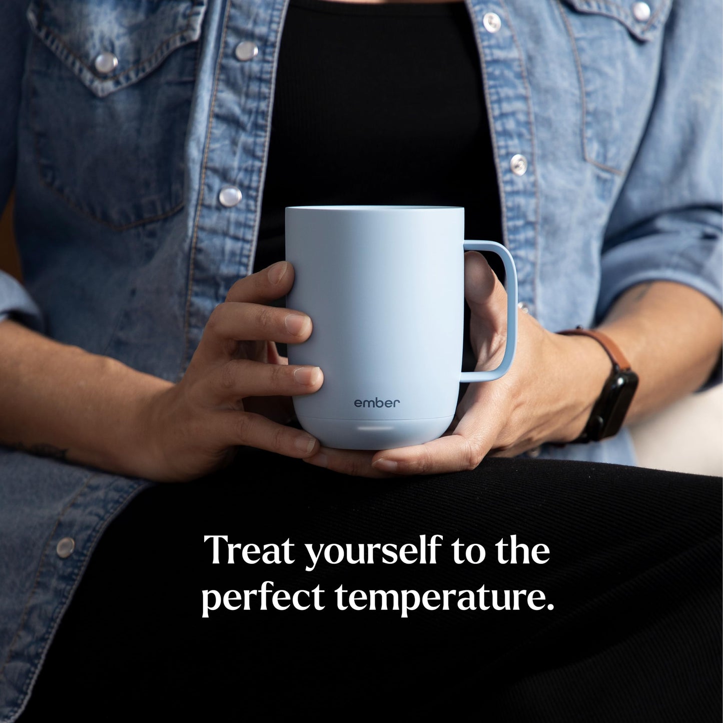 Ember Temperature Control Smart Mug 2, 10 Oz, App-Controlled Heated Coffee Mug with 80 Min Battery Life and Improved Design, Copper