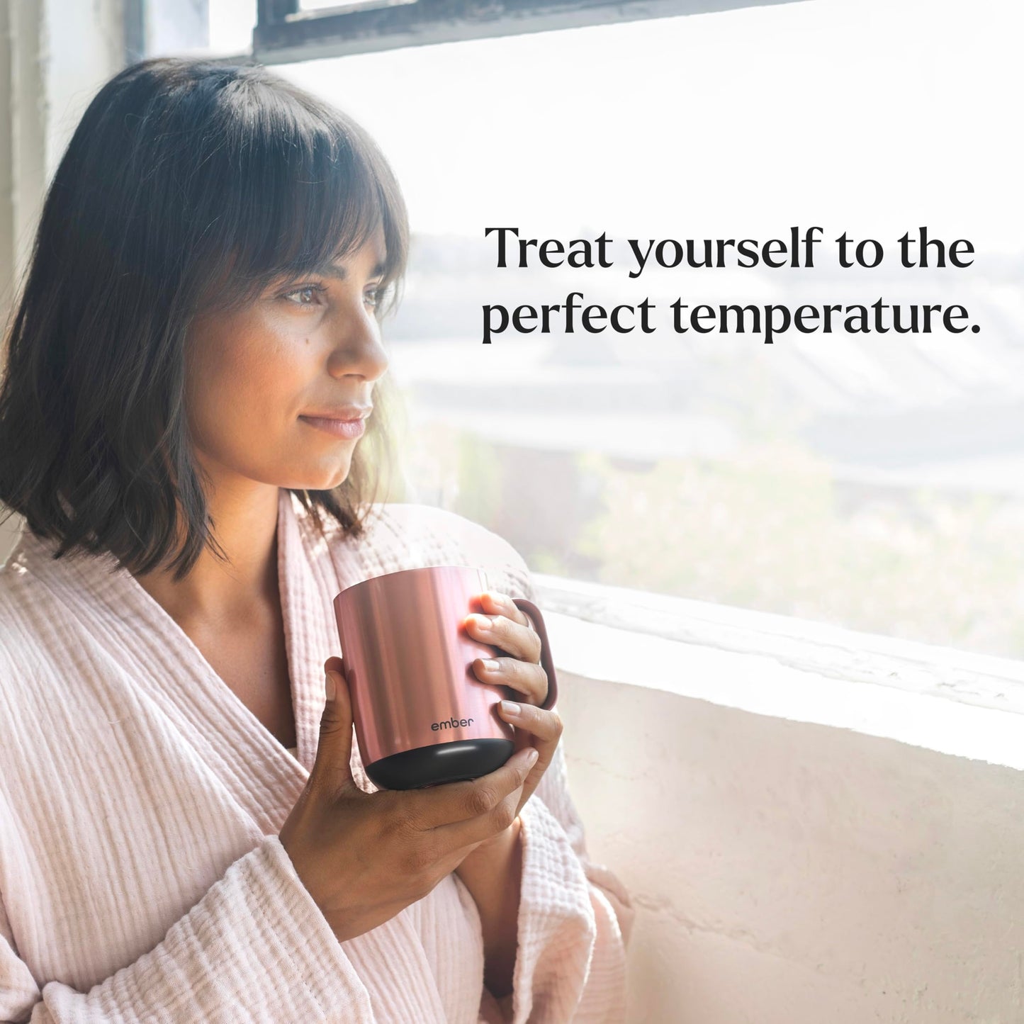 Ember Temperature Control Smart Mug 2, 10 Oz, App-Controlled Heated Coffee Mug with 80 Min Battery Life and Improved Design, Copper