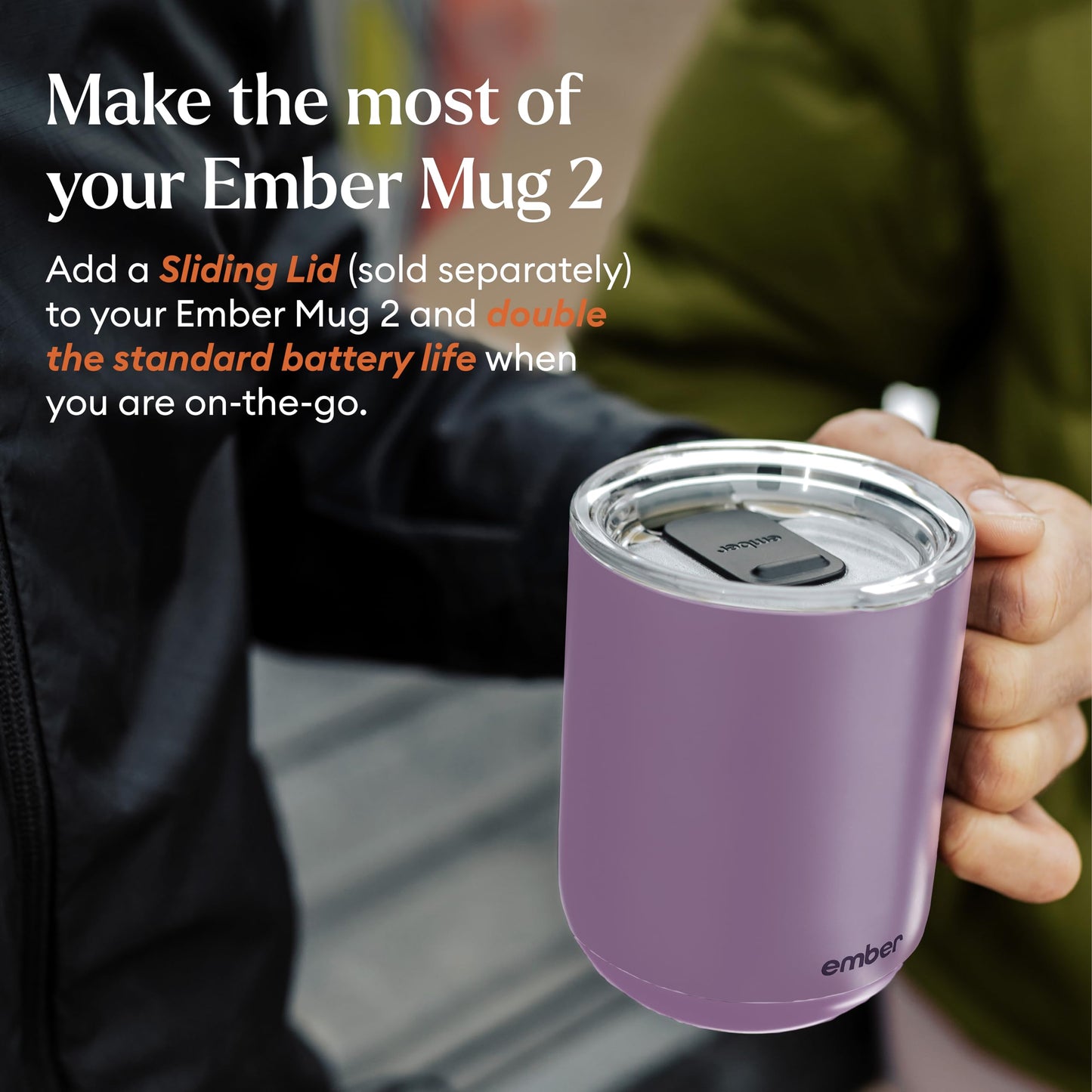 Ember Temperature Control Smart Mug 2, 10 Oz, App-Controlled Heated Coffee Mug with 80 Min Battery Life and Improved Design, Copper