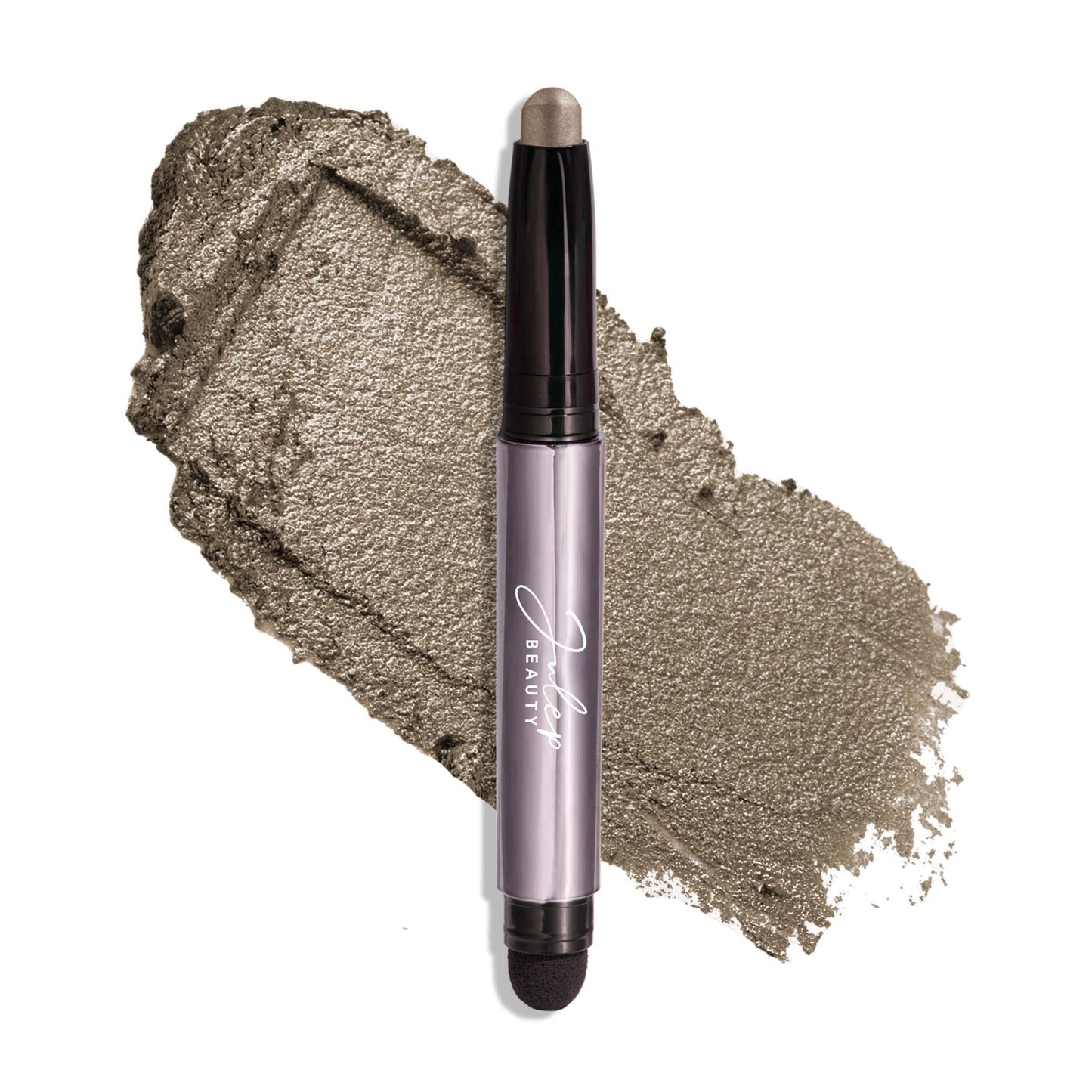 Julep Eyeshadow 101 Crème-to-Powder Waterproof Eyeshadow Stick – Sand Shimmer – Long-Lasting, Crease-Proof, Medium Golden-Beige Shimmer Eyeshadow with Built-in Smudger