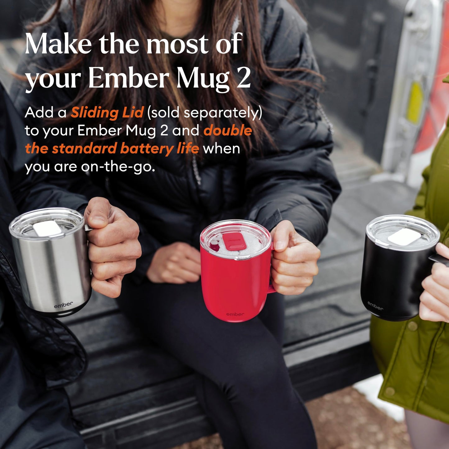 Ember Temperature Control Smart Mug 2, 10 Oz, App-Controlled Heated Coffee Mug with 80 Min Battery Life and Improved Design, Copper