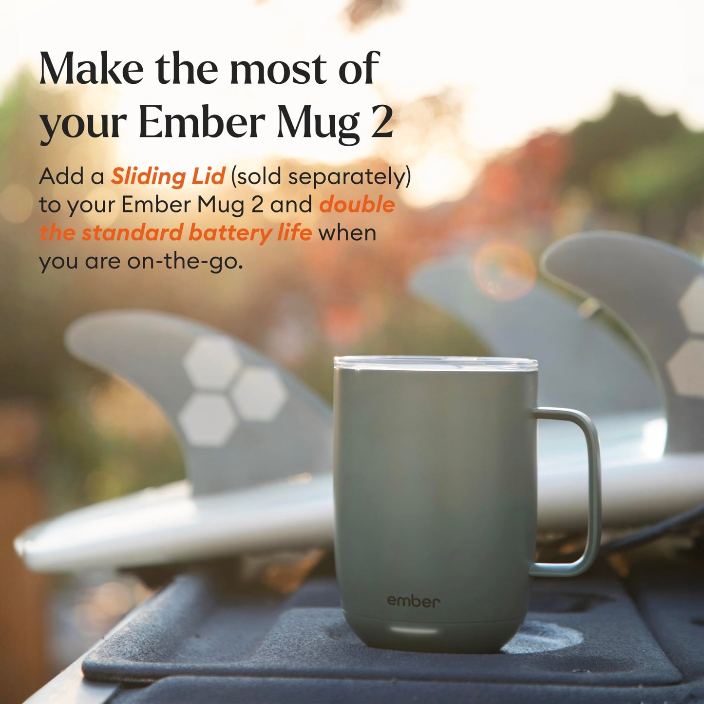 Ember Temperature Control Smart Mug 2, 10 Oz, App-Controlled Heated Coffee Mug with 80 Min Battery Life and Improved Design, Copper