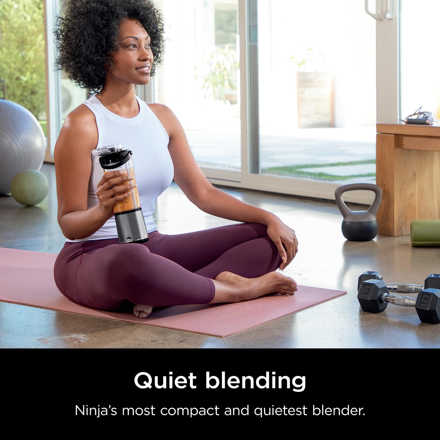 Ninja Blast Portable Blender, Cordless, 18oz. Vessel, Personal Blender For-Shakes and Smoothies, BPA Free, Leakproof-Lid and Sip Spout, USB-C Rechargeable, Dishwasher Safe Parts, Denim Blue, BC151ND